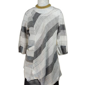 Habitat V-Pocket Tunic Faux Wrap Linen